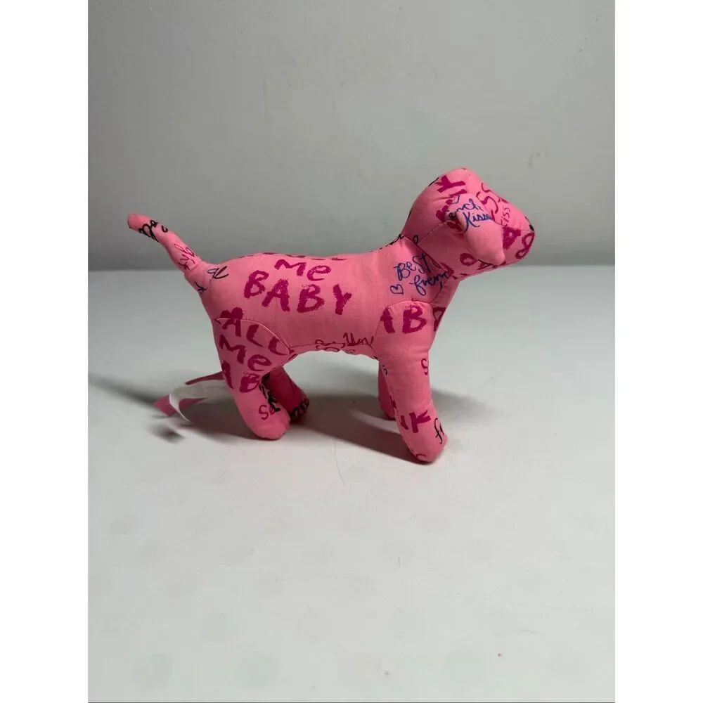 Victoria SecretāPINK 6" Dog French Kissing Graffiti Plush Limited Edition